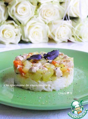 Летнее рагу из курицы с овощами Летнее рагу из курицы с овощами