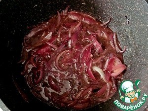 Луковый "мармелад" на красном вине Луковый "мармелад" на красном вине