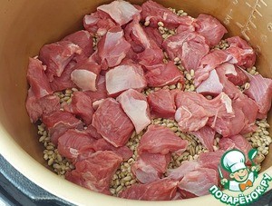 Перловая каша с индейкой "Полевая кухня" Перловая каша с индейкой "Полевая кухня"