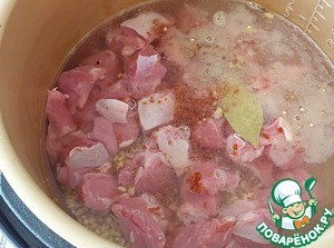 Перловая каша с индейкой "Полевая кухня" Перловая каша с индейкой "Полевая кухня"