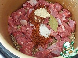 Перловая каша с индейкой "Полевая кухня" Перловая каша с индейкой "Полевая кухня"