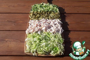 Салат "Перепелиное гнездо" Салат "Перепелиное гнездо"