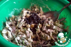 Салат с говяжьим сердцем и маринованными овощами Салат с говяжьим сердцем и маринованными овощами