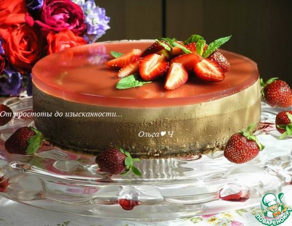 Торт "Два шоколада и лесные ягоды"