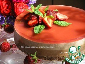 Торт "Два шоколада и лесные ягоды"