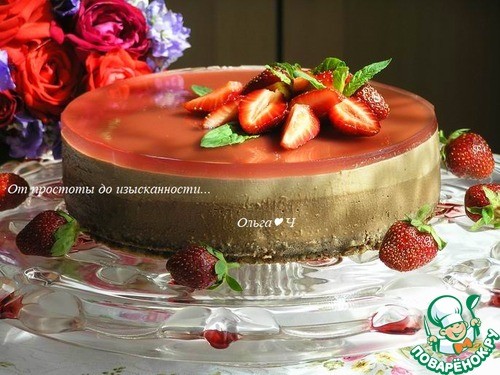 Торт "Два шоколада и лесные ягоды"