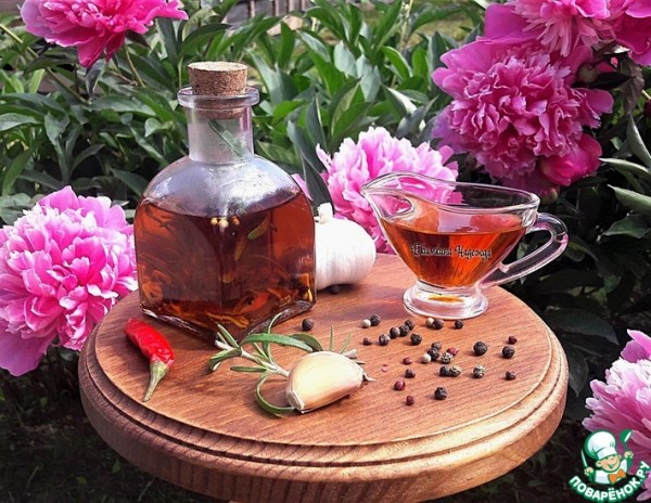 Заправка из оливкового масла со специями