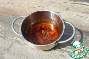 Заправка из оливкового масла со специями