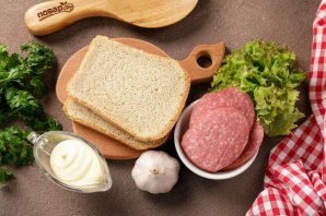 Бутерброды с колбасой Бутерброды с колбасой