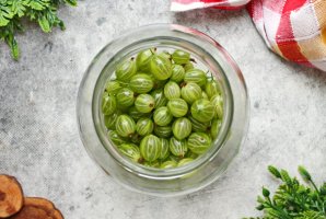 Настойка из черники с крыжовником на самогоне Настойка из черники с крыжовником на самогоне