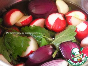 Маринованные овощи с мелиссой Маринованные овощи с мелиссой