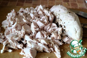 Салат с куриной грудкой