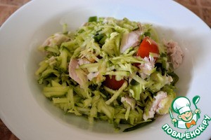 Салат с куриной грудкой