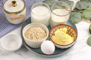 Овсяное печенье на кефире Овсяное печенье на кефире