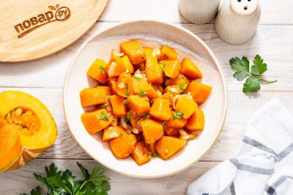 Тушеная тыква
