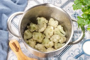 Цветная капуста в кляре в духовке Цветная капуста в кляре в духовке