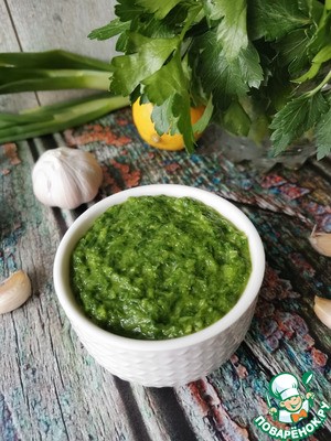 Луковый соус с петрушкой Луковый соус с петрушкой