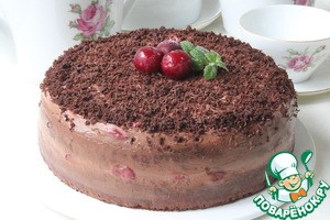 Шоколадный торт с вишней Шоколадный торт с вишней