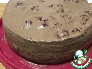 Шоколадный торт с вишней Шоколадный торт с вишней