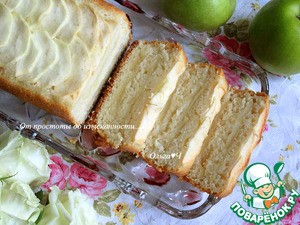 Слоёный манник с яблоками Слоёный манник с яблоками
