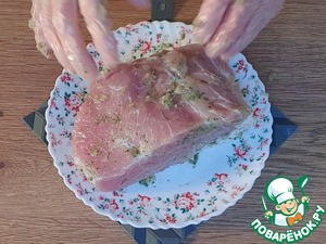 Мясная тарелка на праздничный стол