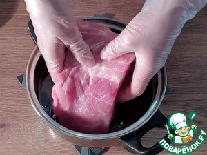 Мясная тарелка на праздничный стол