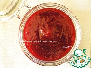 Повидло из боярышника и малины Повидло из боярышника и малины