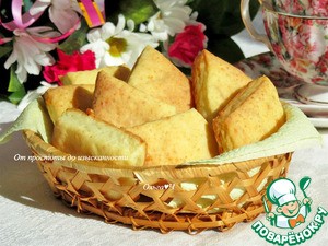 Творожное печенье с сыром Творожное печенье с сыром