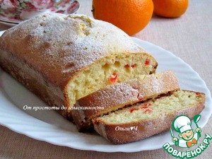 Апельсиновый кекс с кумкватом Апельсиновый кекс с кумкватом