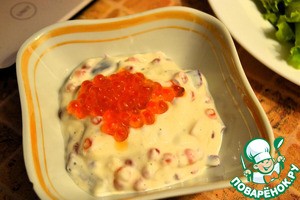 Намазка с красной икрой Намазка с красной икрой