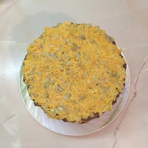 Печеночный торт с грибами Печеночный торт с грибами
