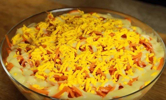 
Вкусный салат Загадка для гостей, просто объедение — попробуйте и удивите своих гостей	