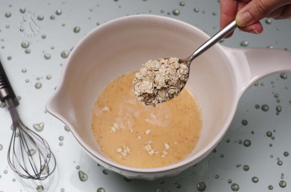 Омлет с сыром и овсянкой Омлет с сыром и овсянкой