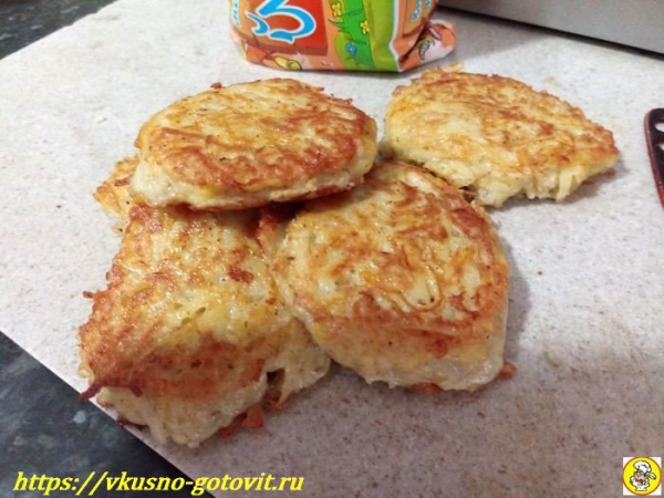 
Картофельные драники — классический пошаговый рецепт на сковороде	