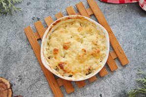 Мидии без раковин в сливочном соусе в духовке Мидии без раковин в сливочном соусе в духовке