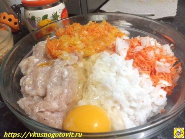 
Ленивые голубцы с капустой рисом и фаршем в духовке	