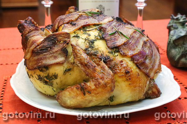 Курица в беконе Курица в беконе