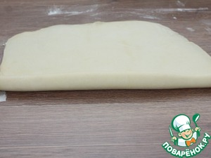 Пирожки из слоеного теста на кефире Пирожки из слоеного теста на кефире