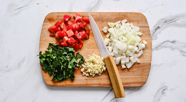 Овощное рагу из нута с таном, пошаговый рецепт с фото