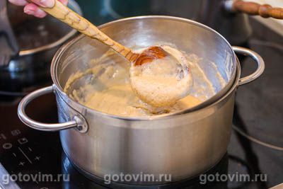 Творожная пасха с банановым кремом