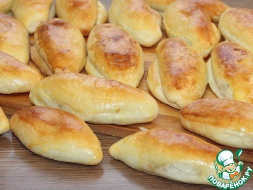 Пирожки из слоеного теста на кефире Пирожки из слоеного теста на кефире