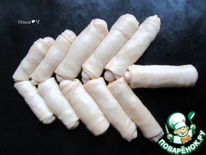 Разборный пирог-ёлочка "Тунец и капуста"