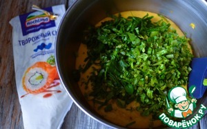 Тыквенно-шпинатные оладьи на творожном сыре