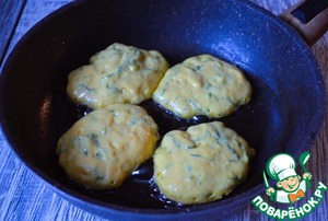 Тыквенно-шпинатные оладьи на творожном сыре