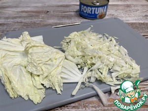 Хрустящие пирожки с тунцом и пекинской капустой Хрустящие пирожки с тунцом и пекинской капустой