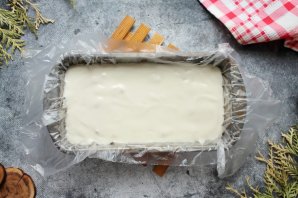 Ленивый кекс с персиками и творогом Ленивый кекс с персиками и творогом