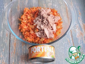 Пирог с тунцом и яйцом "Новогодний" Пирог с тунцом и яйцом "Новогодний"