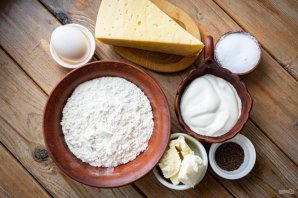 Сырное печенье с тмином Сырное печенье с тмином