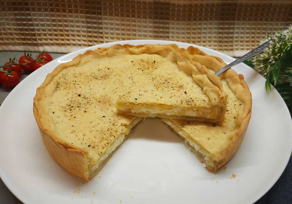 Песочный пирог с сыром Песочный пирог с сыром