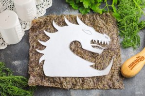 Салат "Мимоза" на год Дракона Салат "Мимоза" на год Дракона